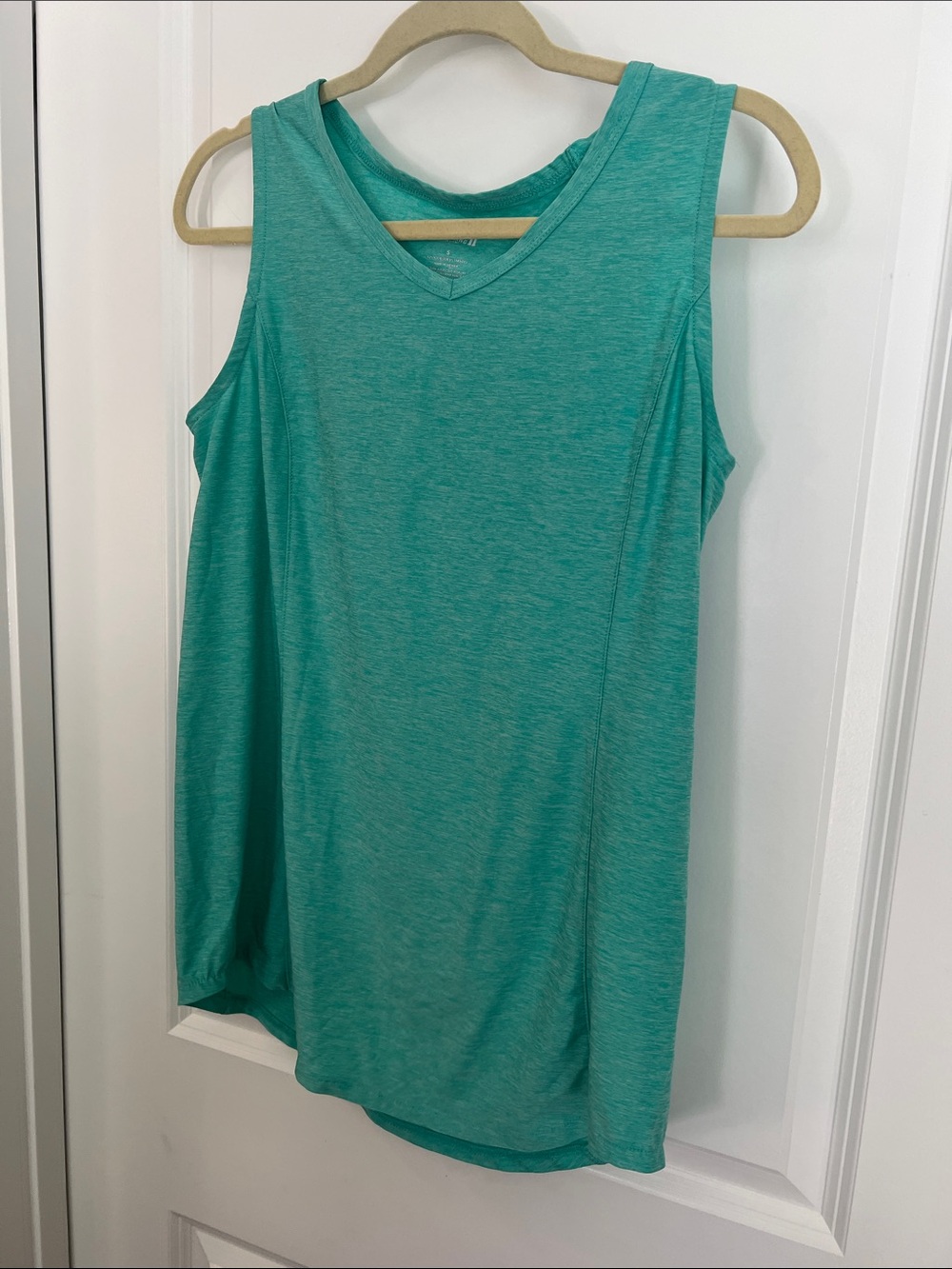 Women's Duluth Trading Sleeveless V-Neck Tank Top - Teal
